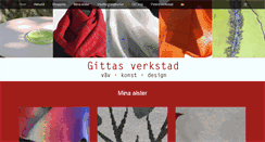 Desktop Screenshot of gittas-verkstad.com