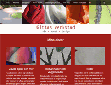Tablet Screenshot of gittas-verkstad.com